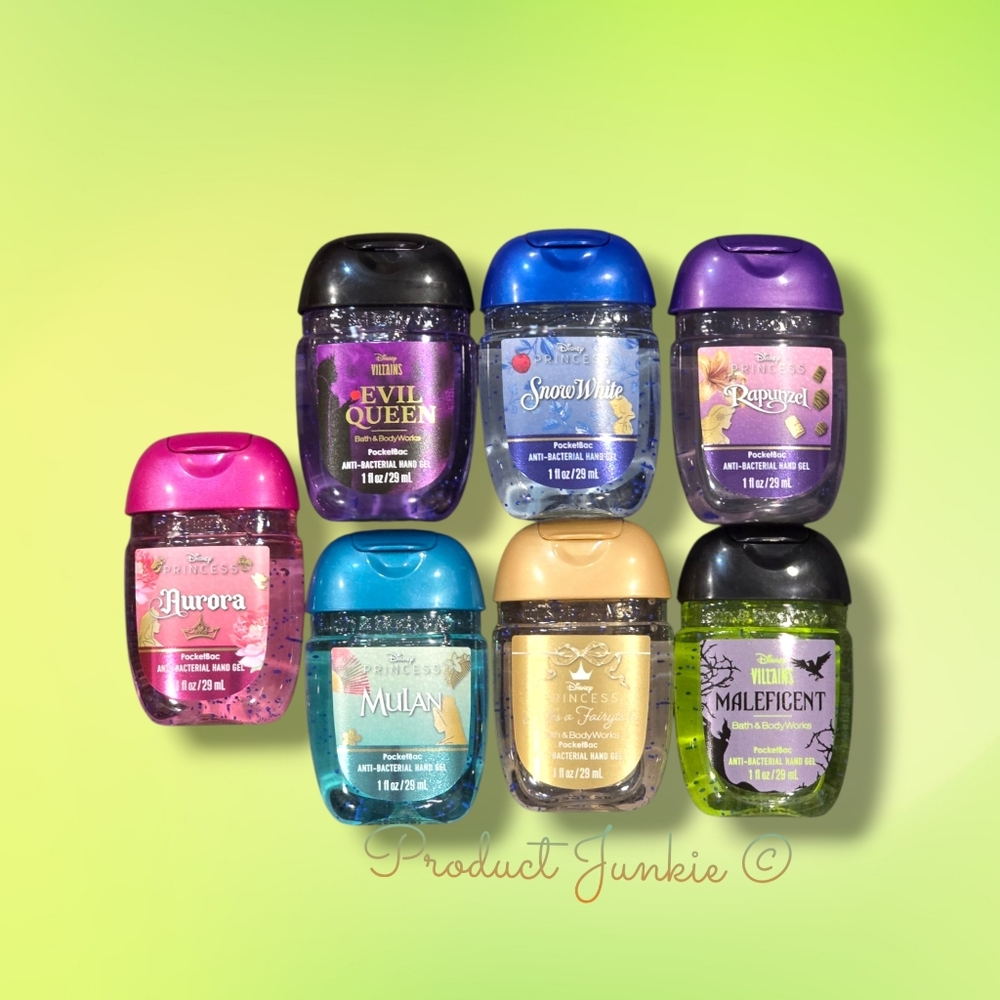 7 Variety Disney Limited Edition Hand Sanitizers by Bath and Body Works